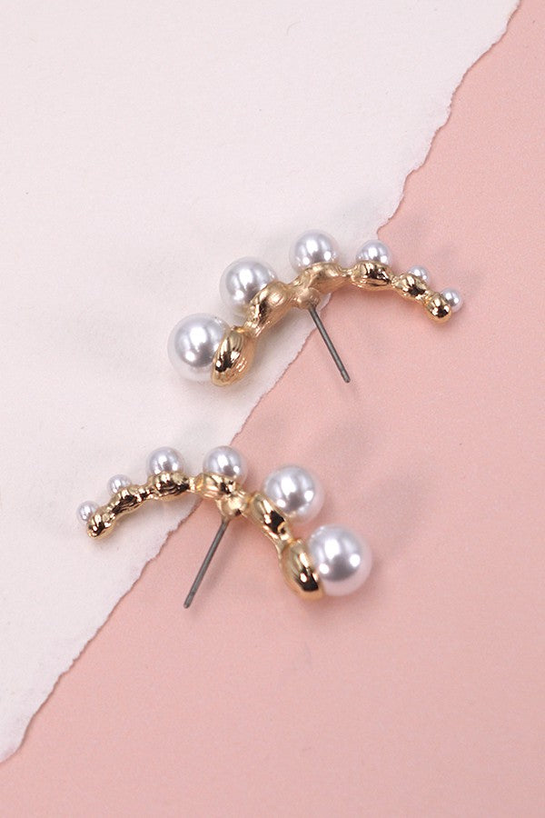 Pearl Cartilage Earrings