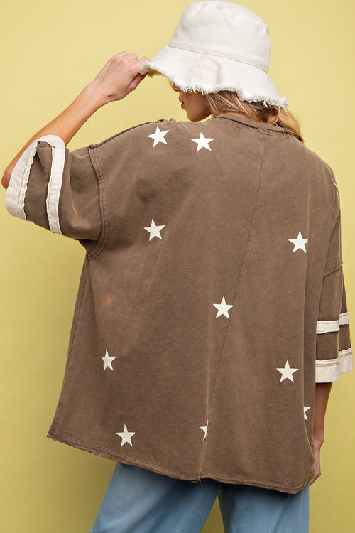 Ash Mineral Washed Star Top