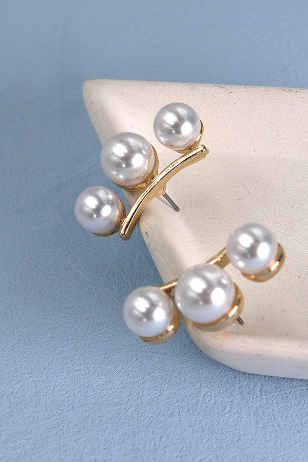 Pearl Cartilage Earrings