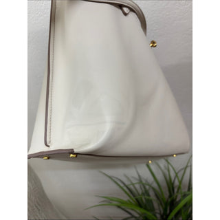 Donna Karan bridgehampton large leather tote light sand