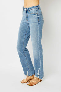 Judy Blue High-Rise Classic Straight Jeans