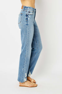 Judy Blue High-Rise Classic Straight Jeans