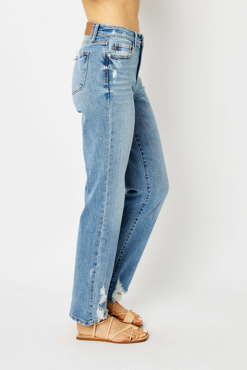 Judy Blue High-Rise Classic Straight Jeans