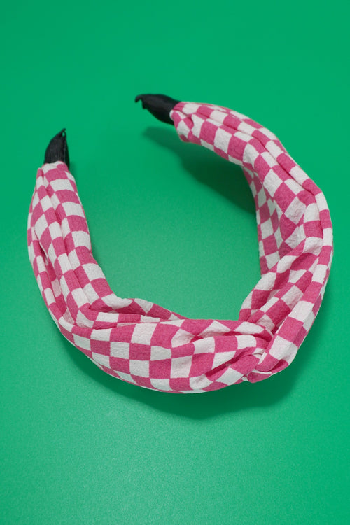 Checkered Headband