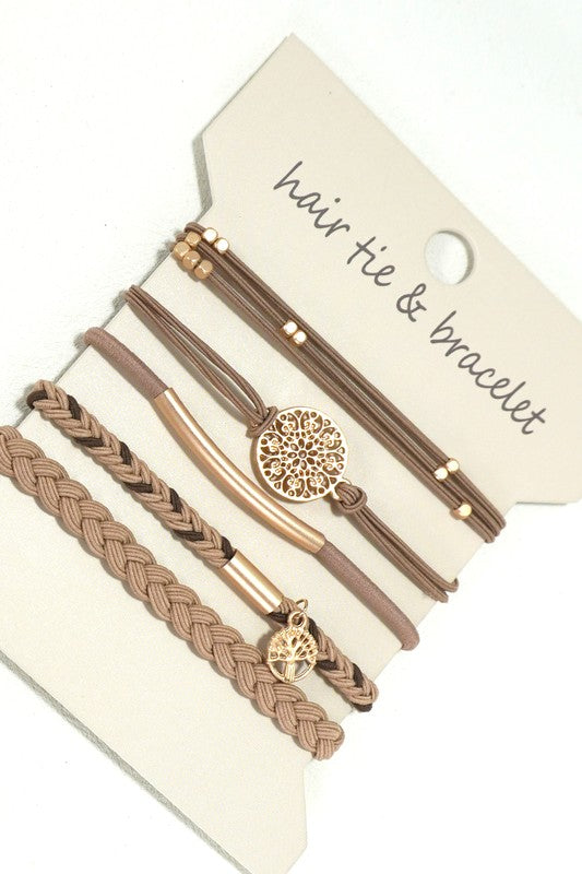 Boho Bracelet Hair Ties