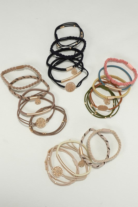 Boho Bracelet Hair Ties