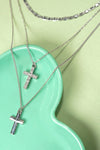 Layered Cross Necklace