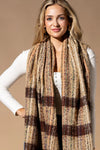 Plaid Oblong Scarf