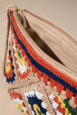 Hibiscus Handmade Crochet Tile Pouch