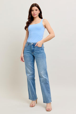 Judy Blue Tummy Control Straight Jeans