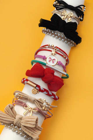 Boho Dual Function Knot Bracelet Hair Ties