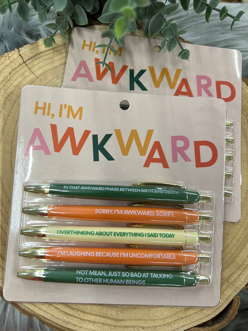 Awkward Pen Set