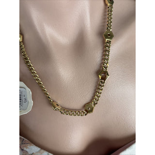 swarovski gold necklace