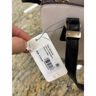 GUESS lyndi small girlfriend satchel bag cream beige