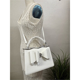 LIKE DREAMS crossi The Noa Structured Bowtie Small Crossbody Bag