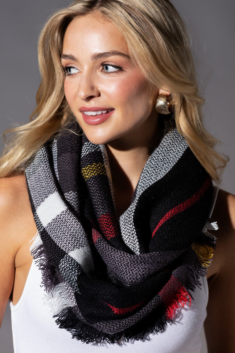 Everyday Plaid Infinity Scarf