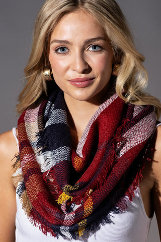 Everyday Plaid Infinity Scarf