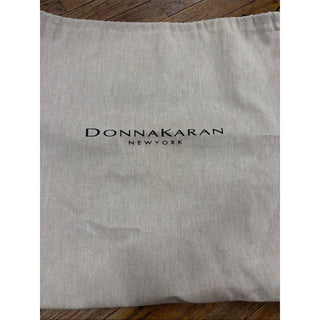 Donna Karan glenwood Metallic woven small Gold Shoulder Bag