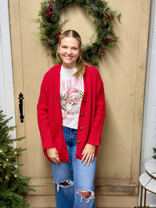 Brushed Sweater Cardigan