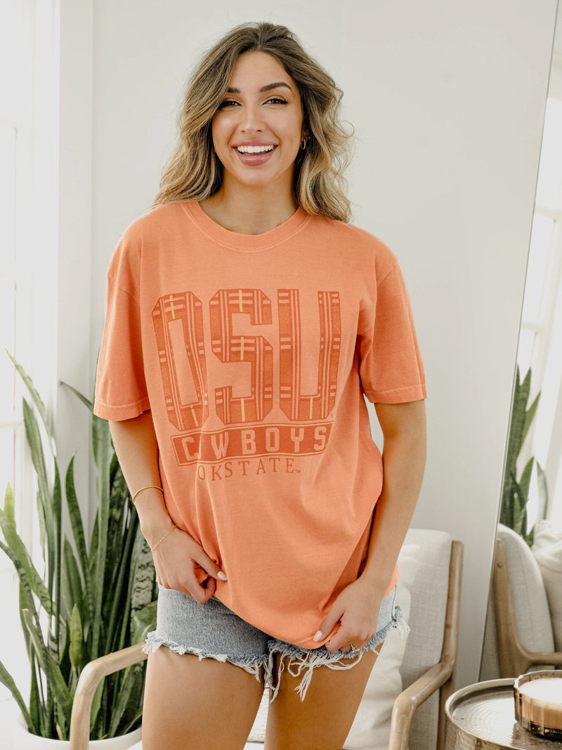 OSU Preppy Plaid Tee