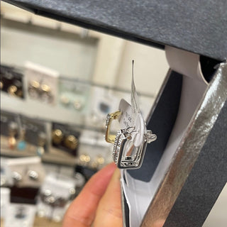 And Now This 18K Gold over brass Earrings 2 piece set