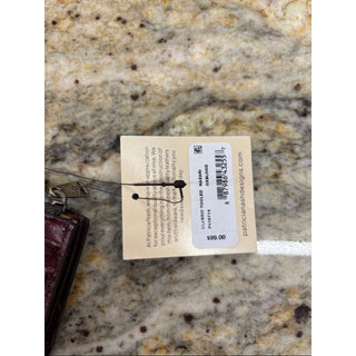 Patricia Nash Tooled Leather Wallet in Burgundy