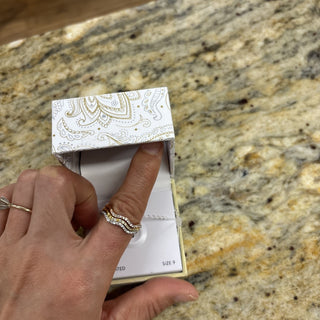 Charter Club Ring Size 9 Gold Plated