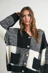 Checkered Cardigan