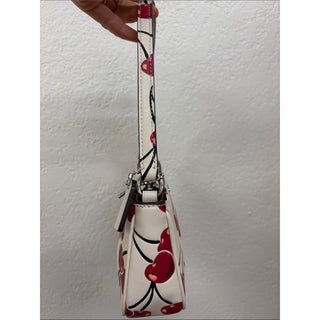 Coach nolita 19 with Red Cherry Print wristlet shoulder bag