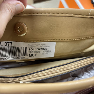Giani Bernini Plaid Tulip Tote