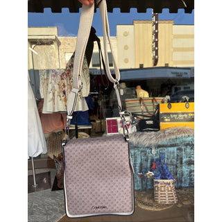Calvin Klein Fay Signature Adjustable Crossbody with Magnetic Top Closure