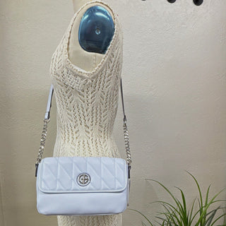 Giani Bernini Tild Quilted Light Blue Crossbody Bag