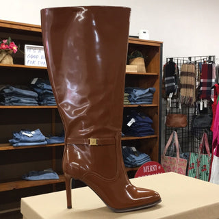 Vince Camuto Elegant Brown Knee-High Boots W8.5W