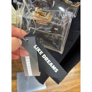 Like dreams Clear Mini Crossbody Bag with Chain Strap