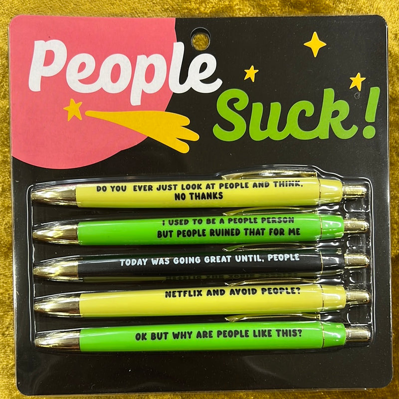 People Suck Pen Set