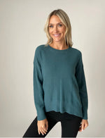 Teal Crew Neck Sweater