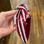 OU Sequin Headband