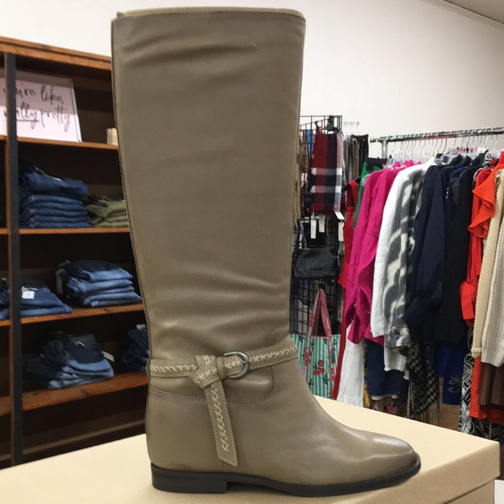 Lucky Brand Elegant Tan Knee-High Boots W11M – Bronze Seal