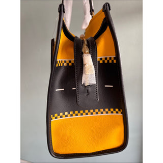 kate spade manhattan Yellow Black Taxi Graphic Tote