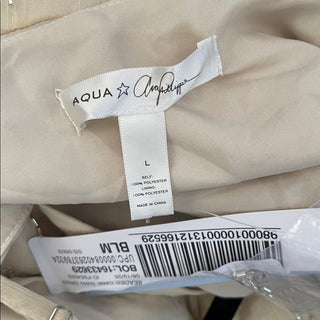 Aqua Cream Beaded cami gown Dress