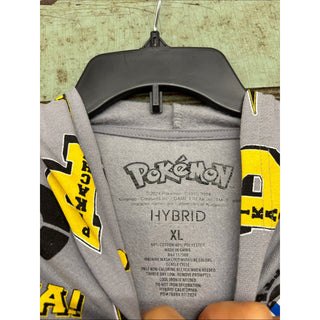 Pikachu Pokémon kids fleece hoodie long sleeve size XL