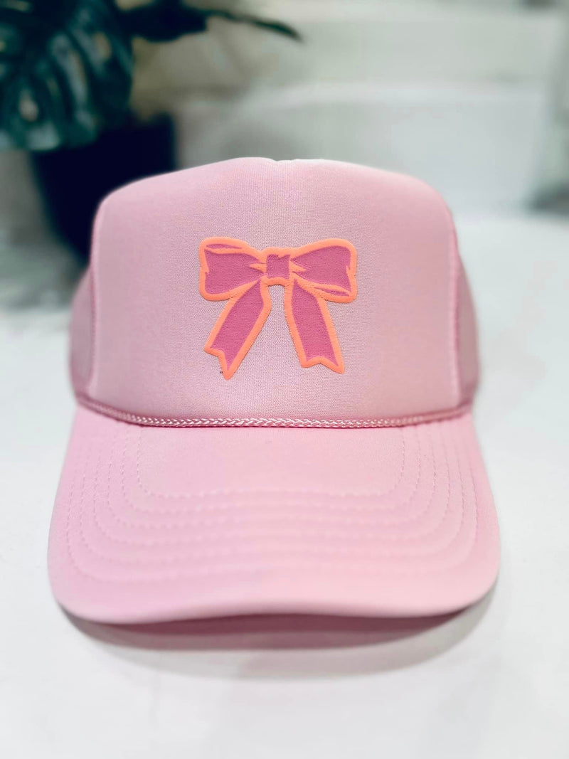 Bow Puff Trucker Hat