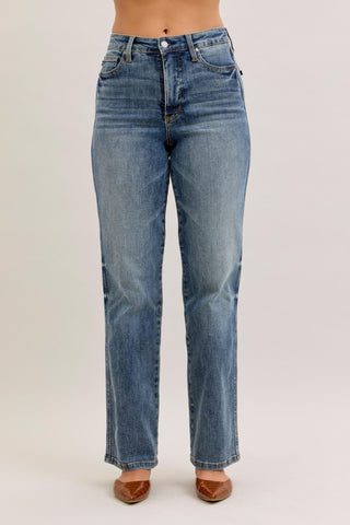 Judy Blue HR Tummy Control Straight Jeans