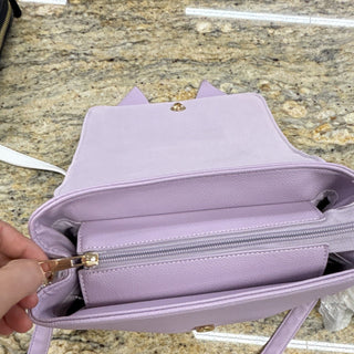 Like dream Lavender Bow Satchel Top Handle Bag crossbody