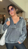 Nora Charcoal Bestie Hoodie