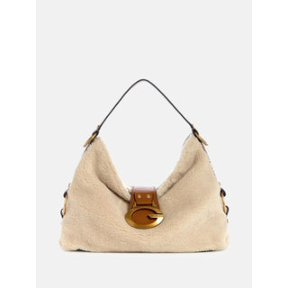 Guess Camden Shearling Shoulder Bag