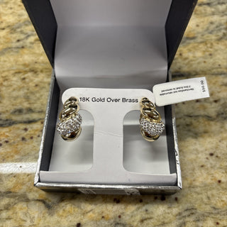 And Now This 18k Gold Over Brass Earrings