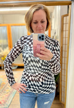 Wavy Mesh Top