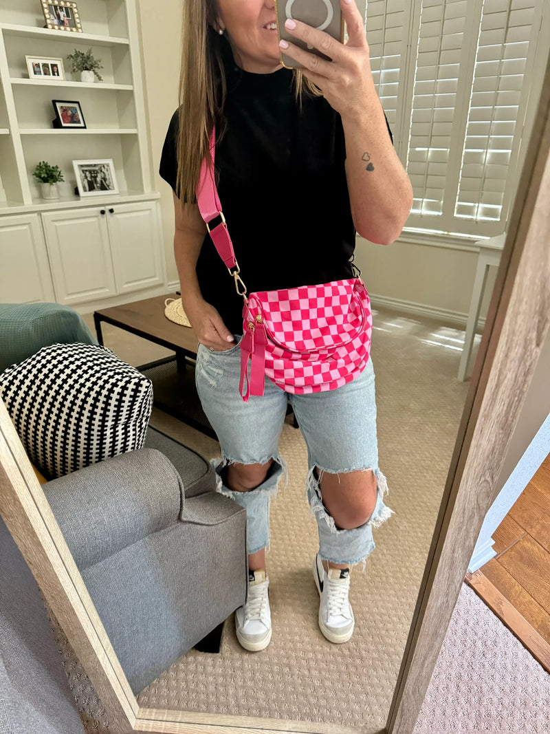 Checkered Bum Bag