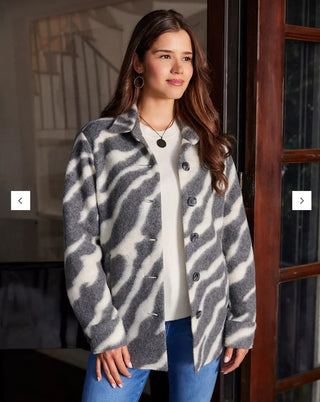 Karen Kane Brushed Shirt Jacket